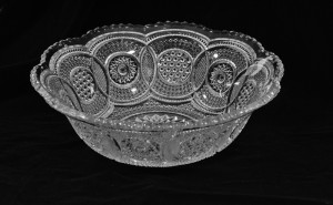 Large bowl with circles pattern